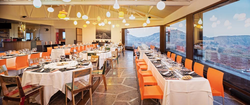 Restaurant Teleférico del Teide, at the cable car base station, dinner optional with the group visit