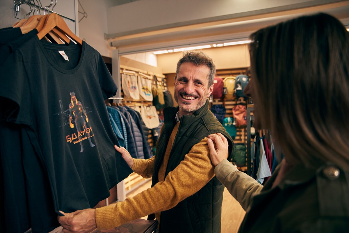 Boutique de souvenirs sur la route de la visite Teide Legend Tour