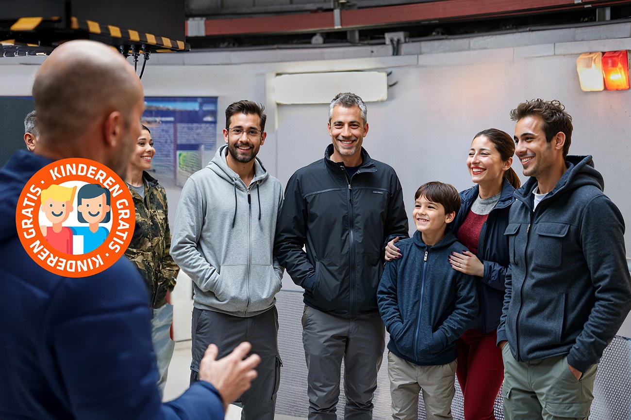 Uitleg van de gespecialiseerde gids tijdens het bezoek overdag aan de Teide Observatorium