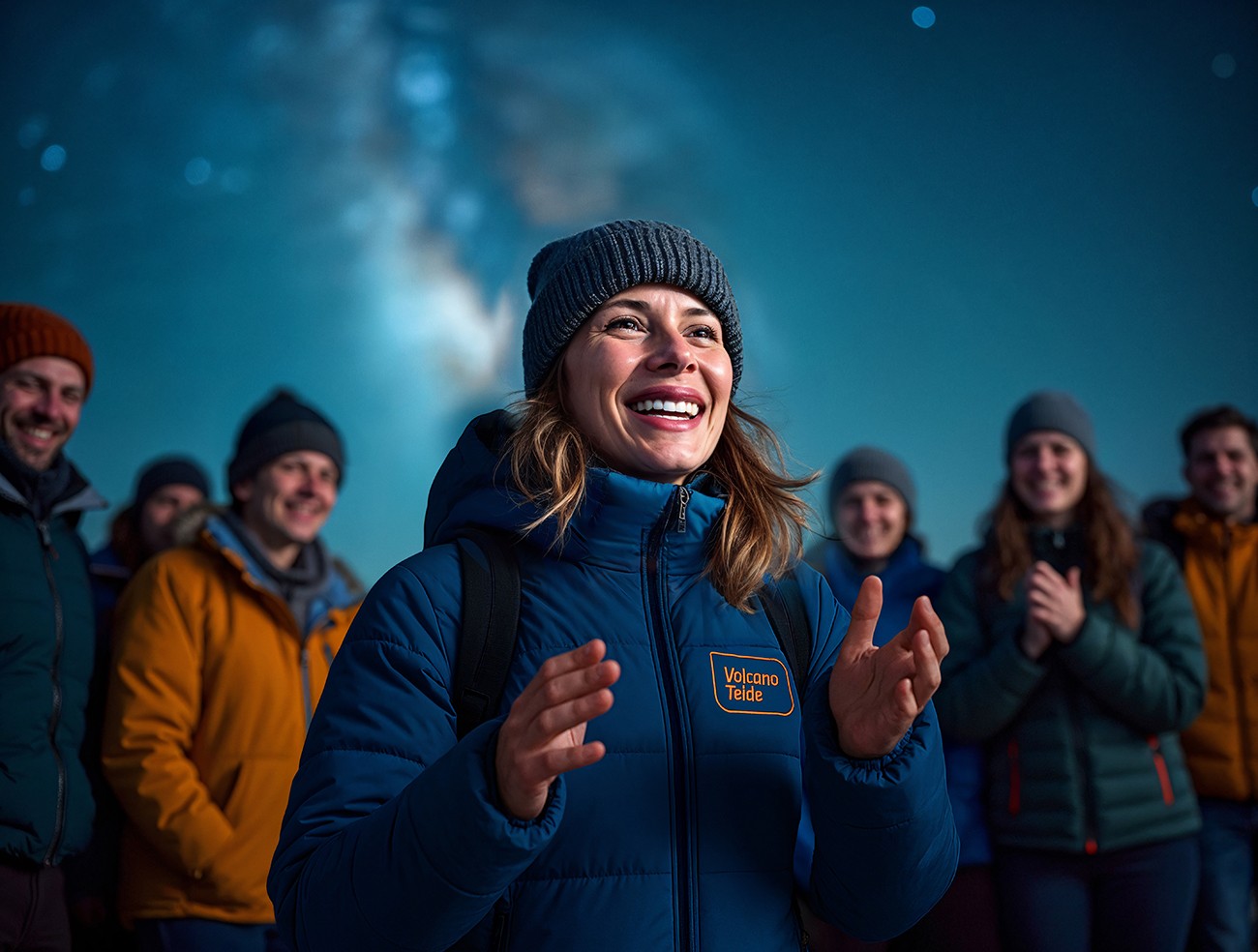 Astronomische observatie voor groepen met een Starlight-gids, om de geheimen van de hemel van de Teide te ontdekken Astronomische observatie voor groepen met een Starlight-gids, om de geheimen van de hemel van de Teide te ontdekken