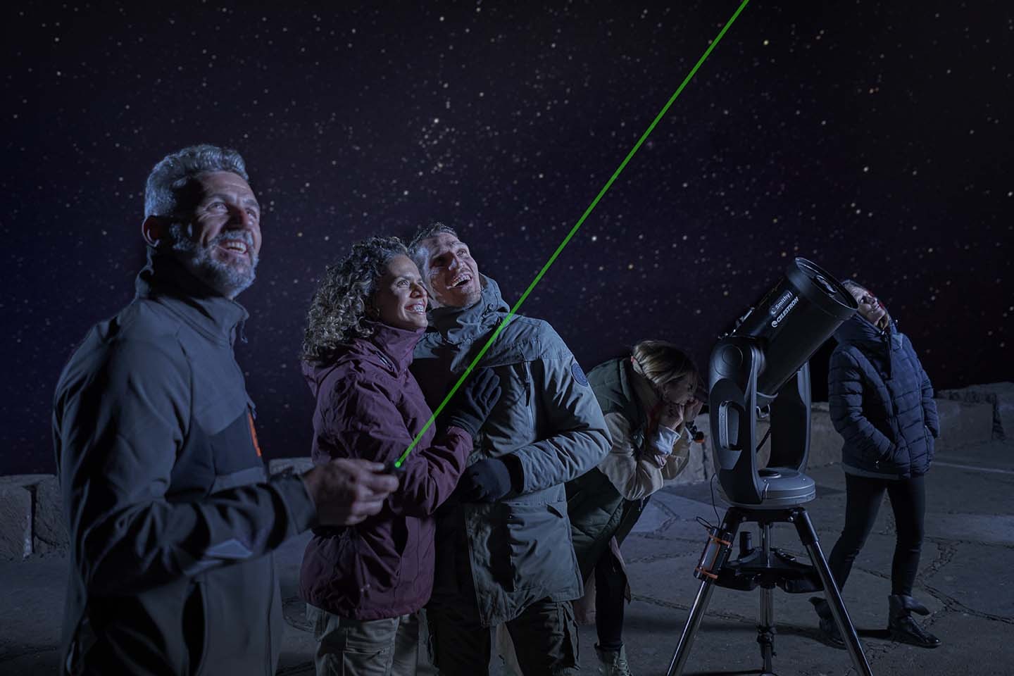 Visit Mount Teide by night on a group excursion with a long-range telescope