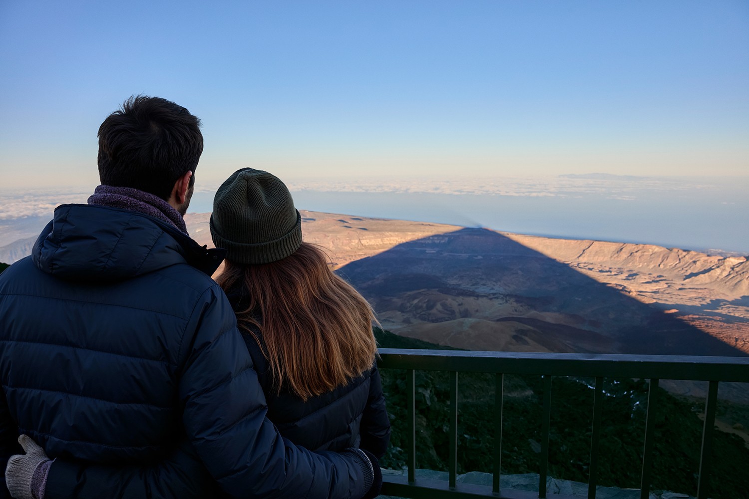 Funivia al tramonto