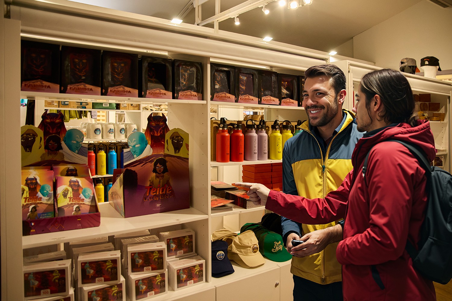 Boutique Teide Legend avec souvenirs de la Légende de Guayota