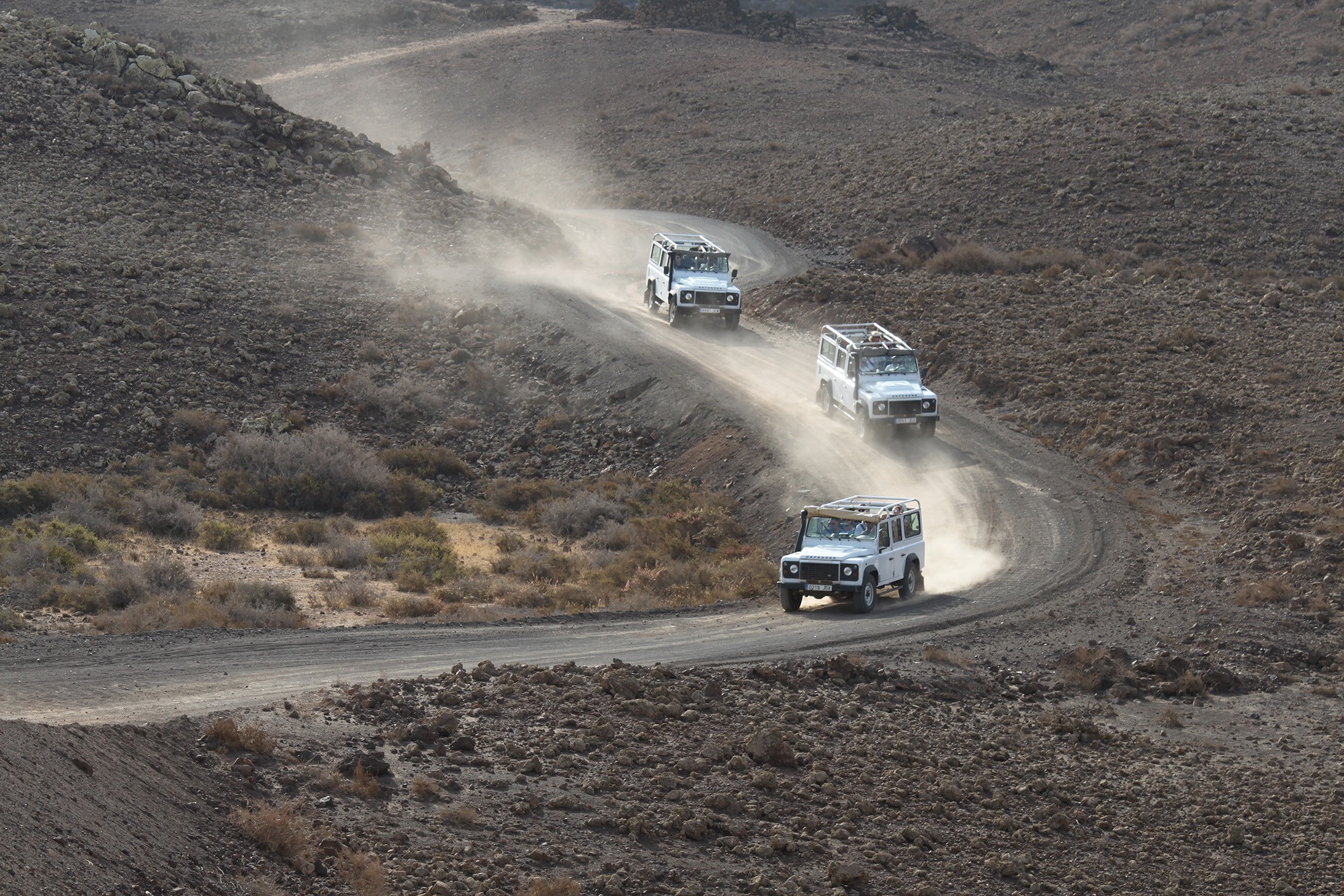 4x4 Jeep excursie over een onverharde weg