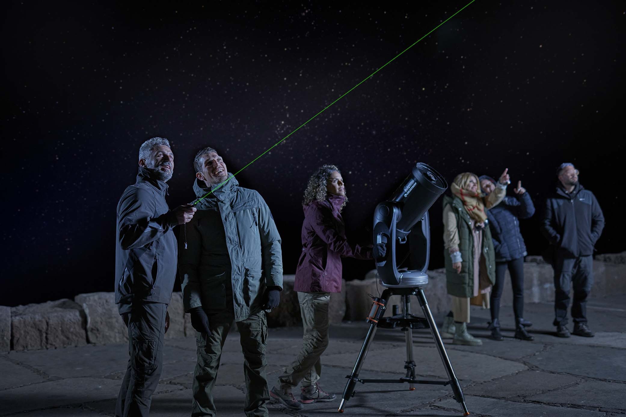Mount Teide at night tour with a guide explaining the constellations