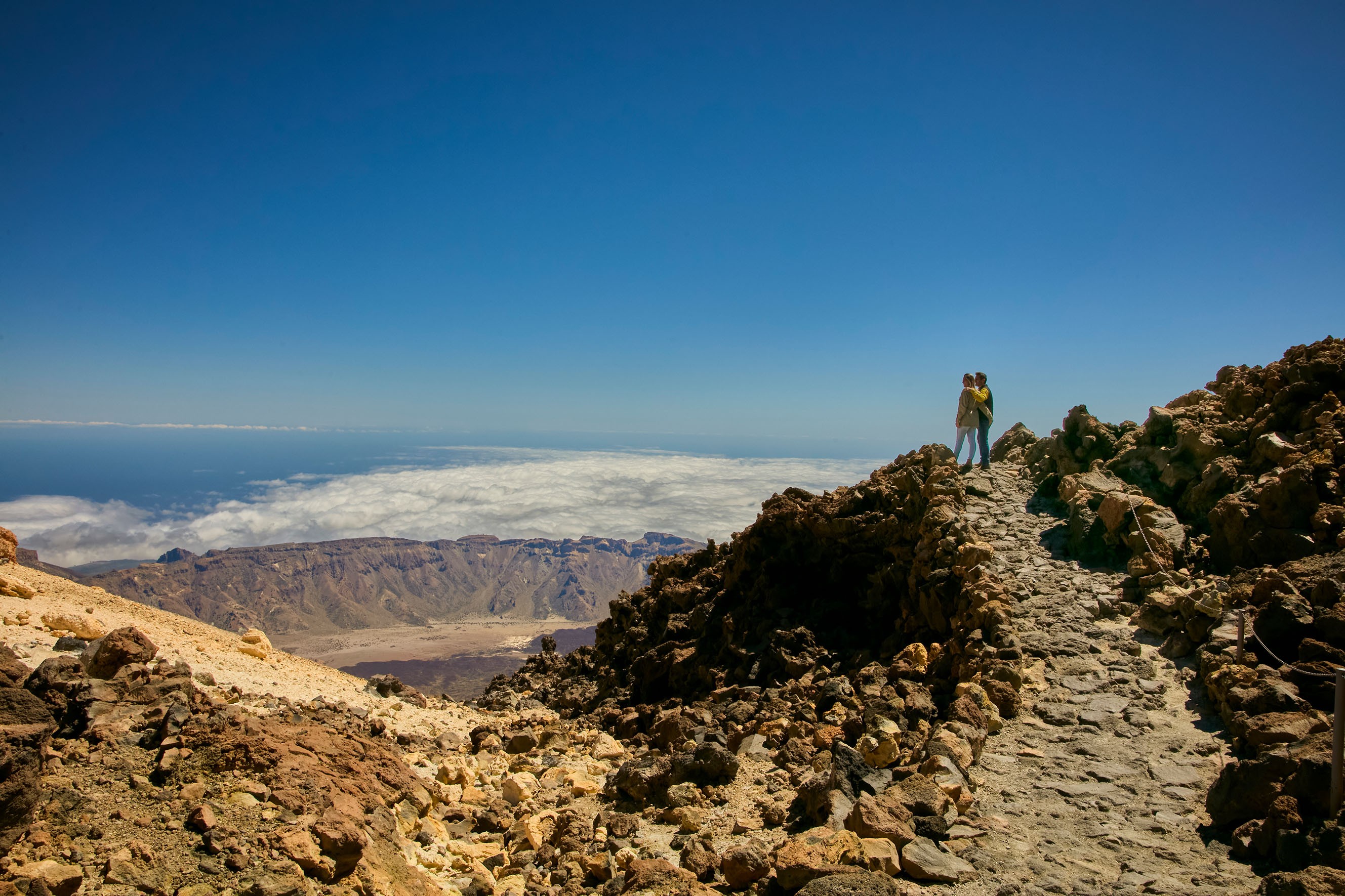 Szlak na zboczu Teide na wycieczce Teide Tour