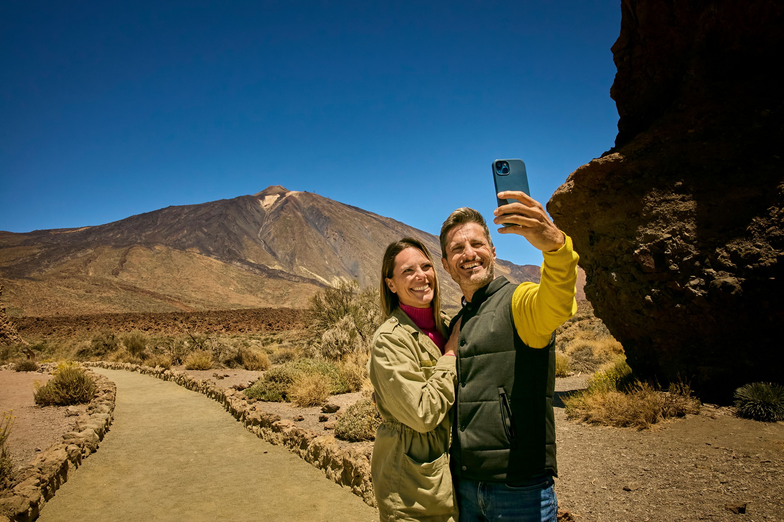 Szlak Roques de García na Teide Tour z kolejką linową