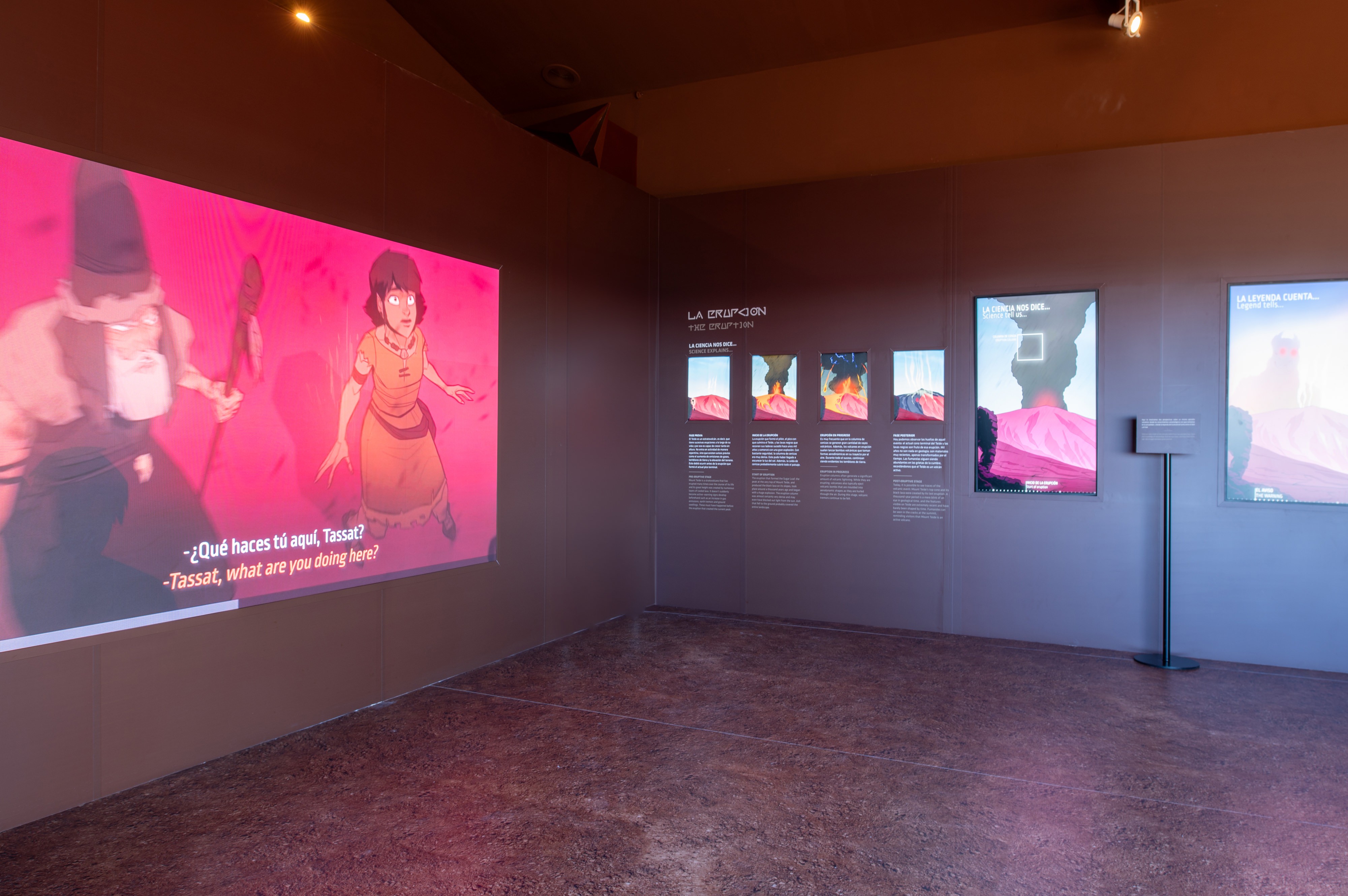 Teide Legend audiovisual exhibition at the Teide Cable Car Visitors’ Centre