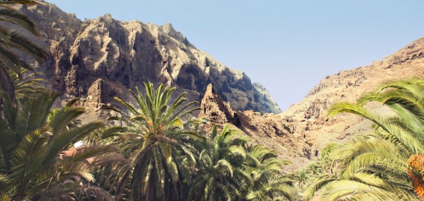 Vista al Barranco de Masca