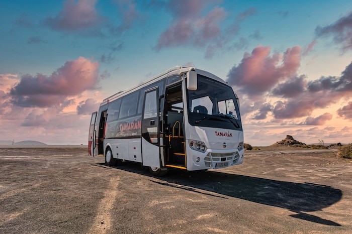 Transfert en ferry et bus de Lanzarote à Fuerteventura Transfert en ferry et bus de Lanzarote à Fuerteventura