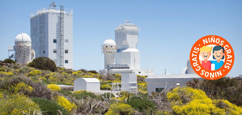Vista general del Observatorio solar más importante del mundo, con visitas guiadas para familias disponibles