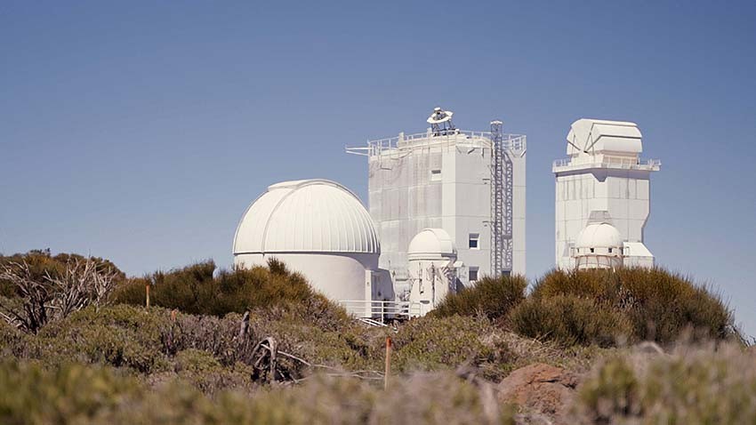 Vue générale de l'observatoire du Teide, à visiter lors de l'Atronomic Tour privé