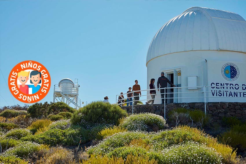 Excursión al Observatorio del Teide, guiada y especial para familias 