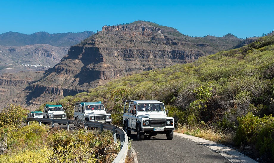 Karavane der Jeep Safari auf Gran Canaria